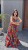 Bollywood Women Indian Ethnic Party Wear Pure Soft Chinnon Maxi Dress