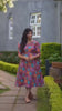 Bollywood Indian Pakistani Ethnic Party Wear Women Soft Pure Coco Printed Floral Maxi Dress