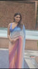Bollywood, indische, pakistanische, ethnische Partykleidung, weicher reiner Georgette-Sari für Damen und Mädchen