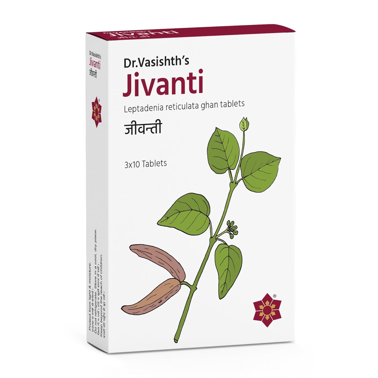 Dr Vasishth's Ayurvedic Jivanti 3 X 10 Tablets