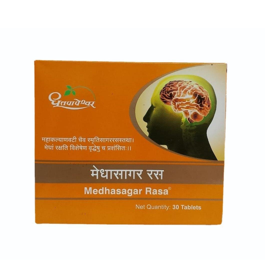 Dhootapapeshwar Ayurvedic Medhasagar Rasa 30 Tablets