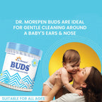 Dr Morepen Buds 100% Pure Cotton & Eco Friendly Earbuds 100 Cotton Buds