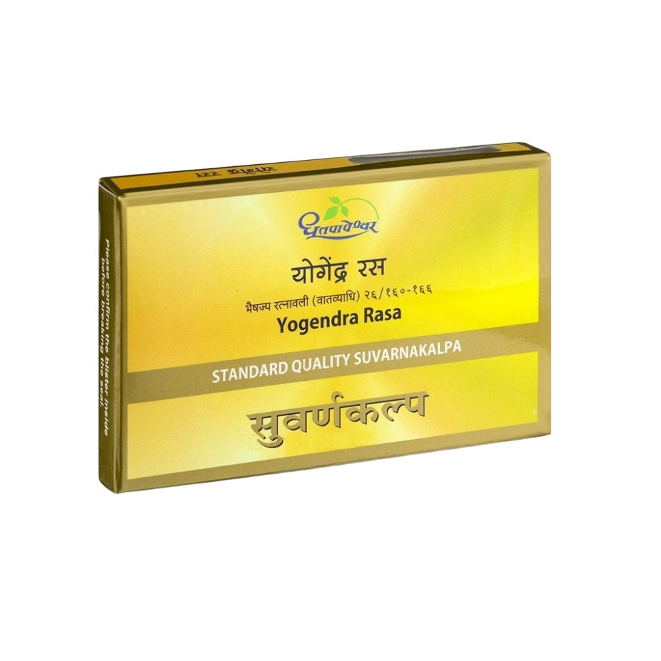 Dhootapapeshwar Ayurvedic Yogendra Rasa Standard Quality Suvarnakalpa Tablet