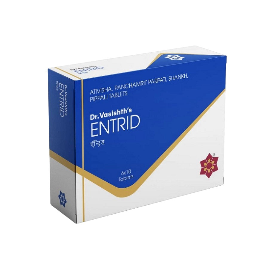 Dr Vasishth's Ayurvedic Entrid 6 X 10 Tablets