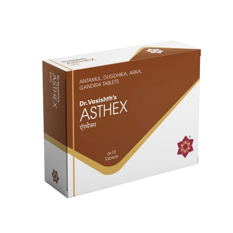 Dr Vasishth's Ayurvedic Asthex 6 X 10 Tablets