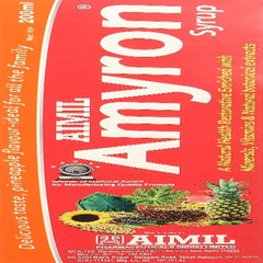Aimil Ayurvedic Amyron Multivitamins With 34 Ingredients Reduce Tiredness Tablet & Syrup