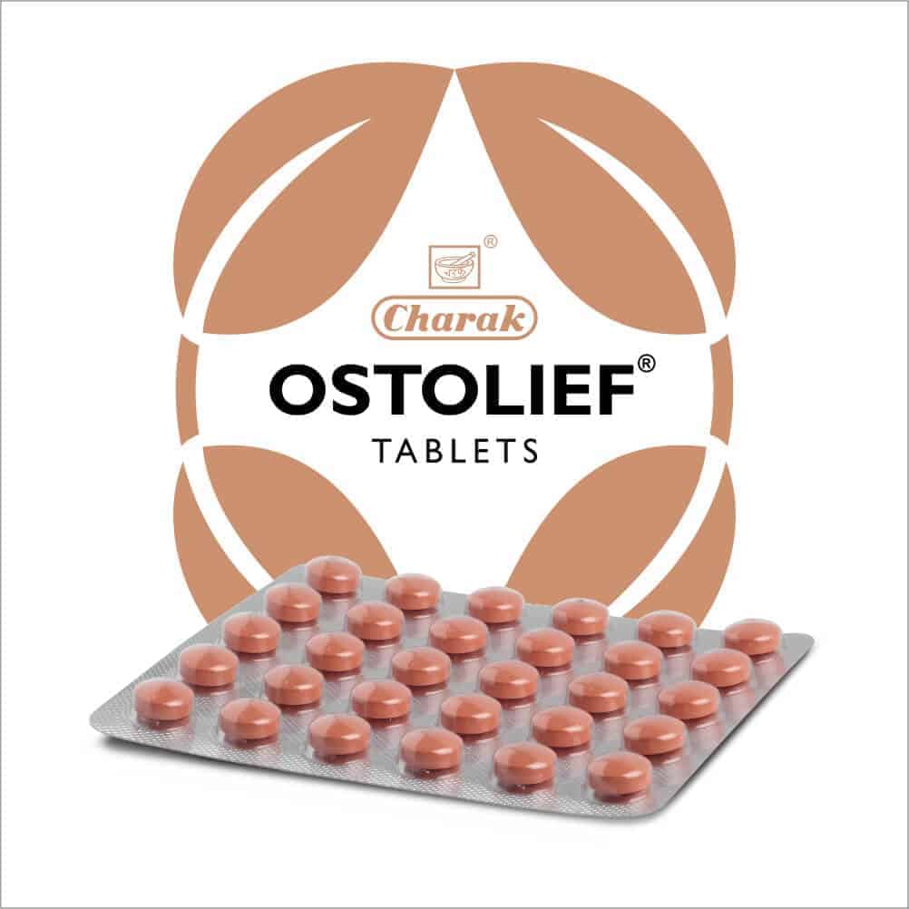 Charak Ayurvedic Ostolief 30 Tablets & Nutra 30 Tablets