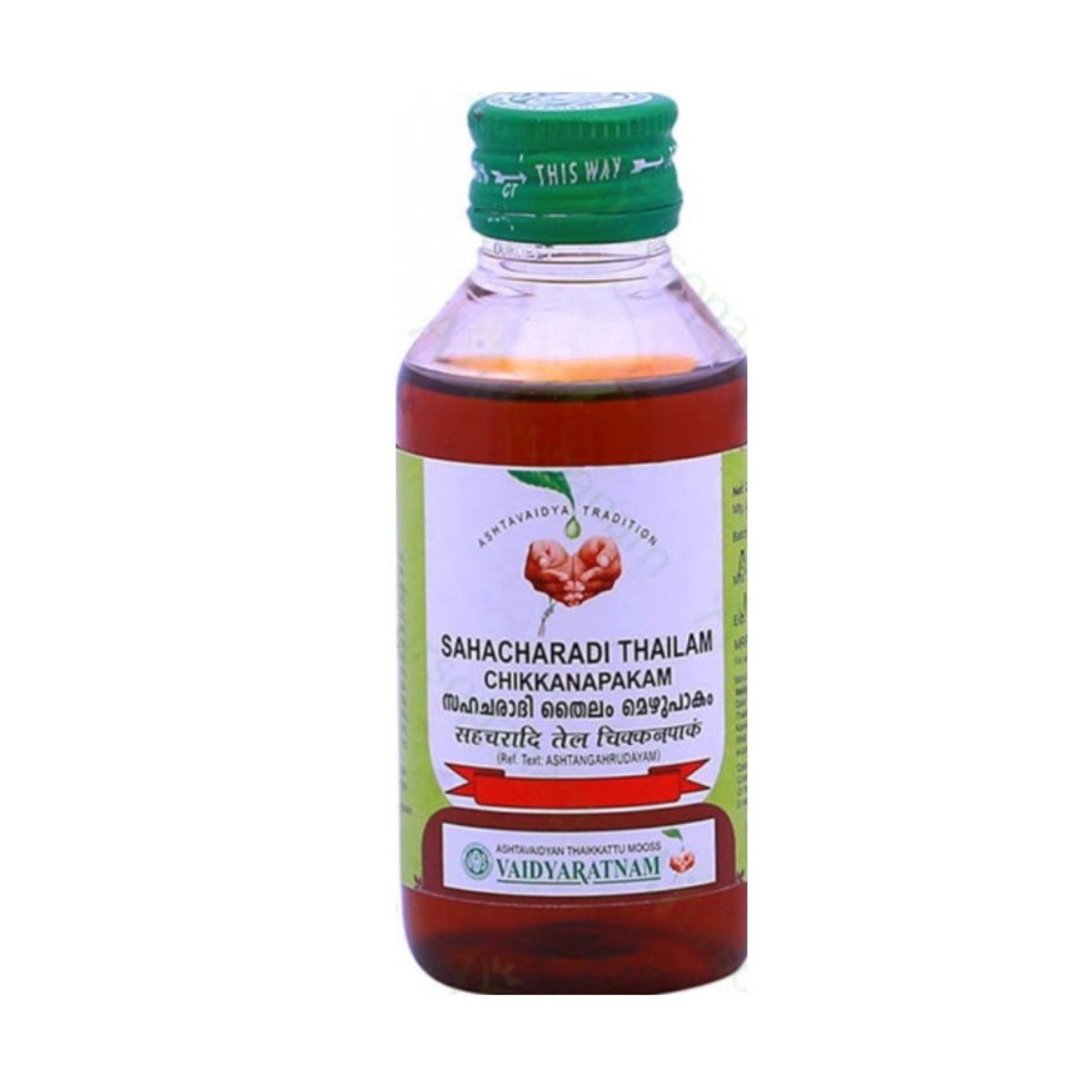 Vaidyaratnam Sahacharadi 21 Aavarthi,3 Aavarthi,Kuzhampu,Thailam Oil