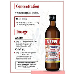 Aimil Ayurvedic Neeri for Kidney Health Urinary Tract Infections (UTI) Kft Syrup & Tablet