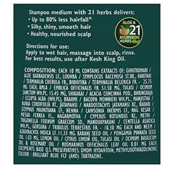 Emami Ayurvedic Kesh King Аюрведический шампунь против выпадения волос Уменьшает выпадение волос 21 натуральный ингредиент Без парабенов и кремния С полезными свойствами алоэ вера, бринграджи и амлы для шелковистости и блеска