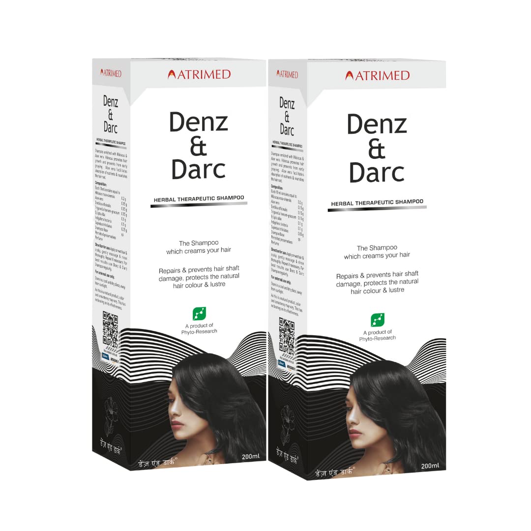 Atrimed Ayurvedic Denz & dark Shampoo 2 X 200ml