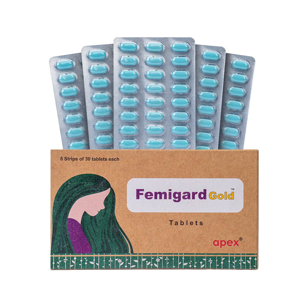 Apex Femigard Gold Ayurvedic Syrup & Tablets