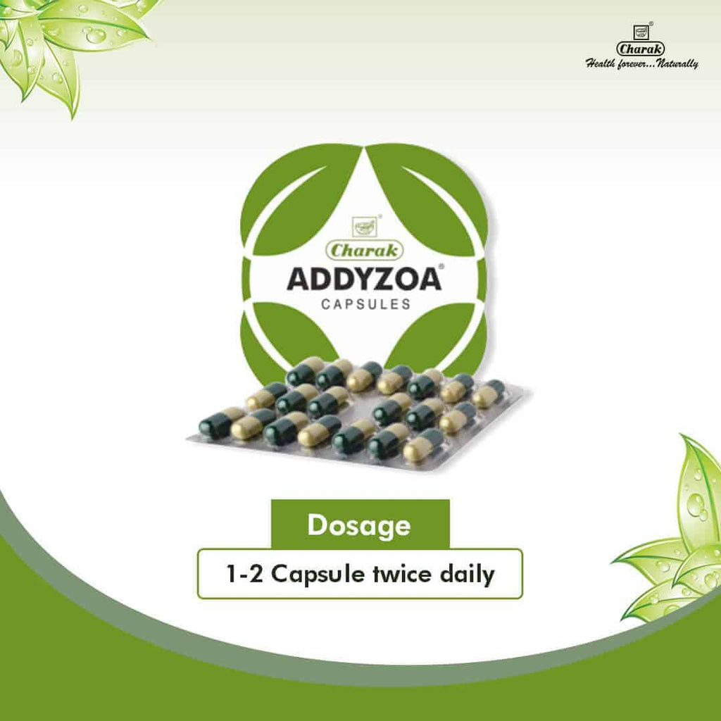 Charak Ayurvedic Addyzoa 20 Capsules