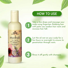 Moha Cosmetics 5 in 1 Hair Oil