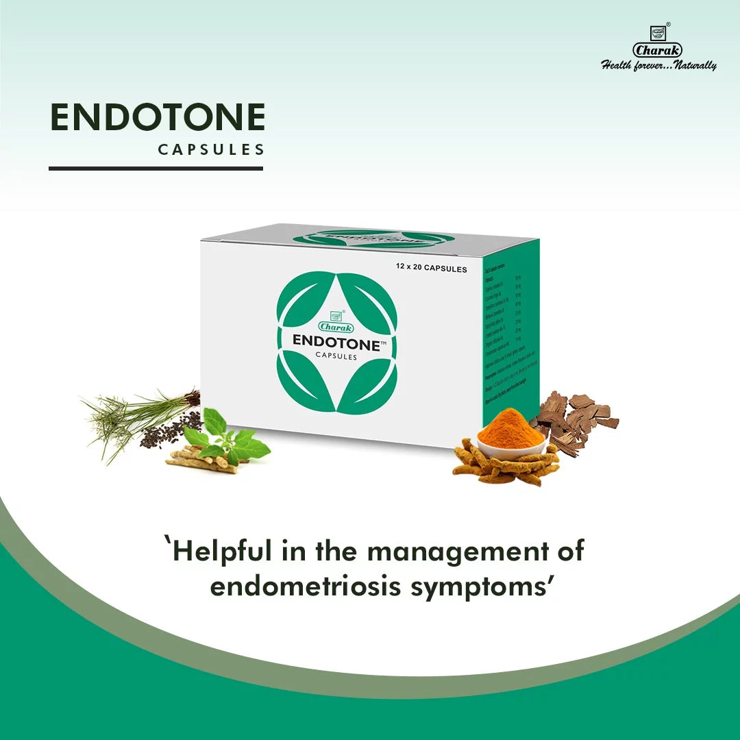 Charak Ayurvedic Endotone 20 Capsules