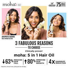 Moha Cosmetics 5 in 1 Hair Oil