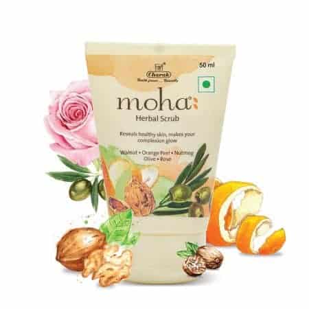 Moha Cosmetics Skin Care Face Mask,Face Wash & Scrub Regime Kit Trio Combo