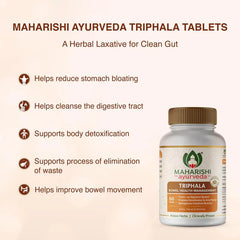 Maharishi Ayurveda Triphala For Digestive System And Promoting Detoxification Tablets