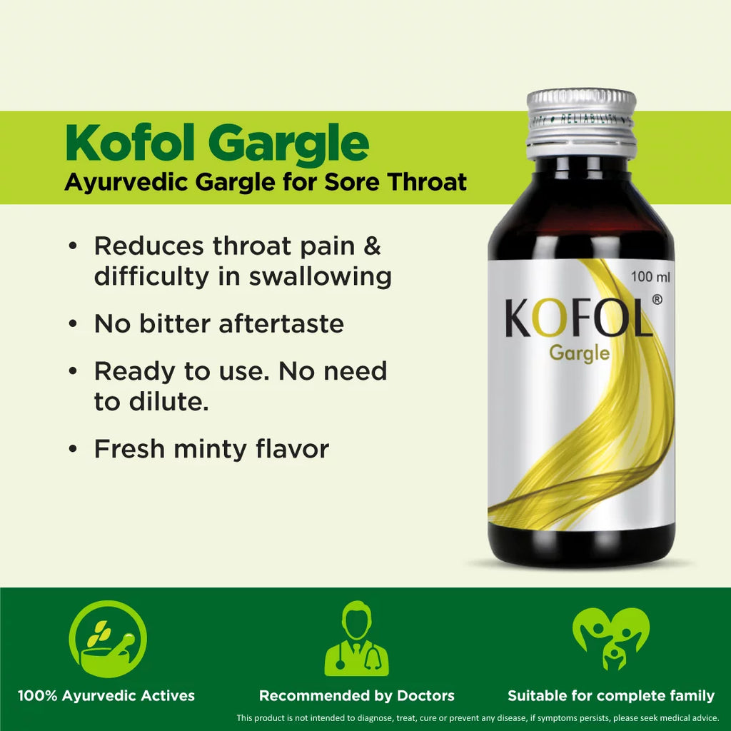 Charak Kofol Syrup,Roll On,Gargle,Rub,Chewable Tablets,Immunity Tablets & Kadha Range Kit