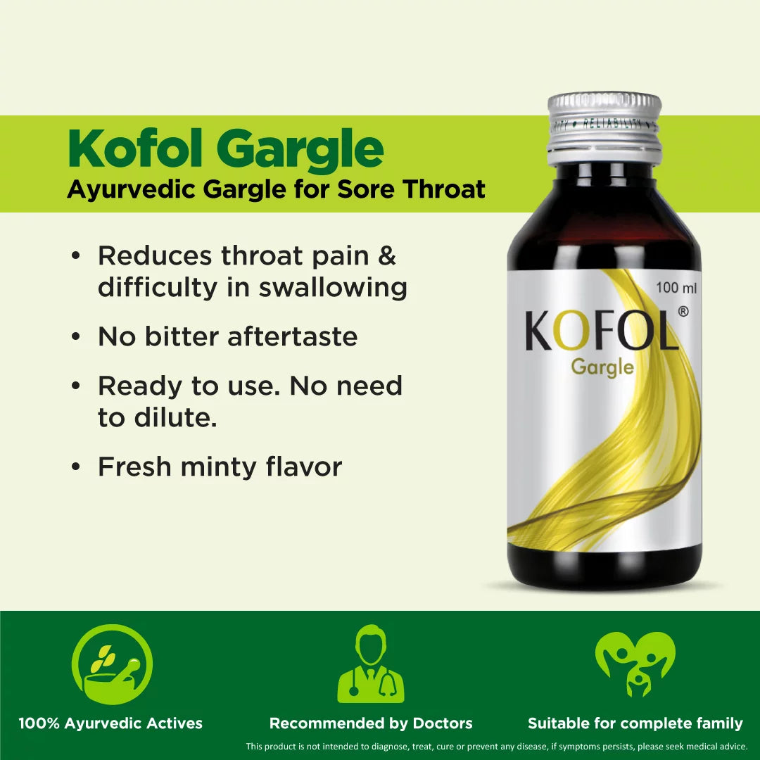 Charak Kofol Syrup,Roll On,Gargle,Rub,Chewable Tablets,Immunity Tablets & Kadha Range Kit