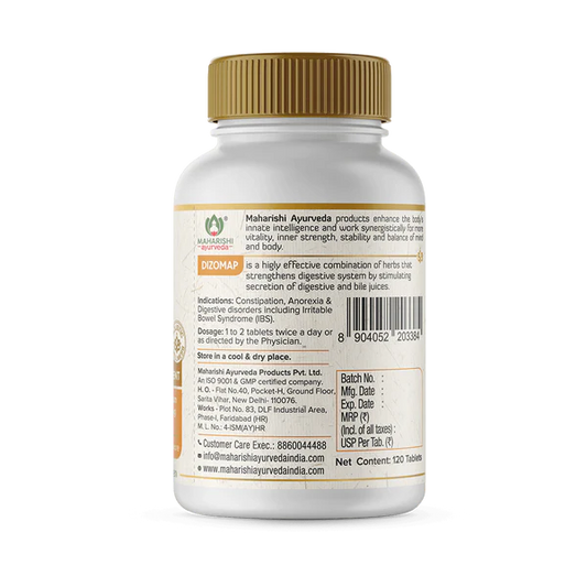 Maharishi Ayurveda Dizomap For Indigestion And Constipation Tablets