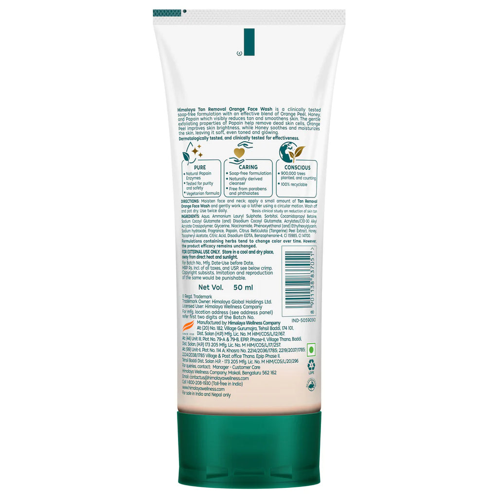 Himalaya Tan Removal Orange Gesichtswaschmittel