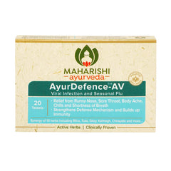 Maharishi Ayurveda AyurDefence AV For Viral Infections & Seasonal Flu 20 Tablets