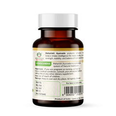 Maharishi Ayurveda Organic Ashwagandha For Boosting Strength & Relieving Stress 60 Tablets