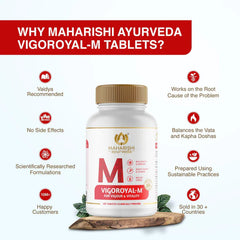 Maharishi Ayurveda Vigoroyal M For Strength,Stamina and Vigor 60 Tablets