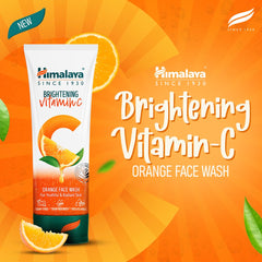 Himalaya Brightening Vitamin C Blueberry,Orange & Strawberry Face Wash