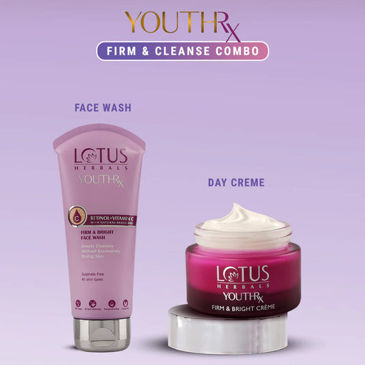 Lotus Herbals Cosmetics YouthRx Firm & Cleanse Combo
