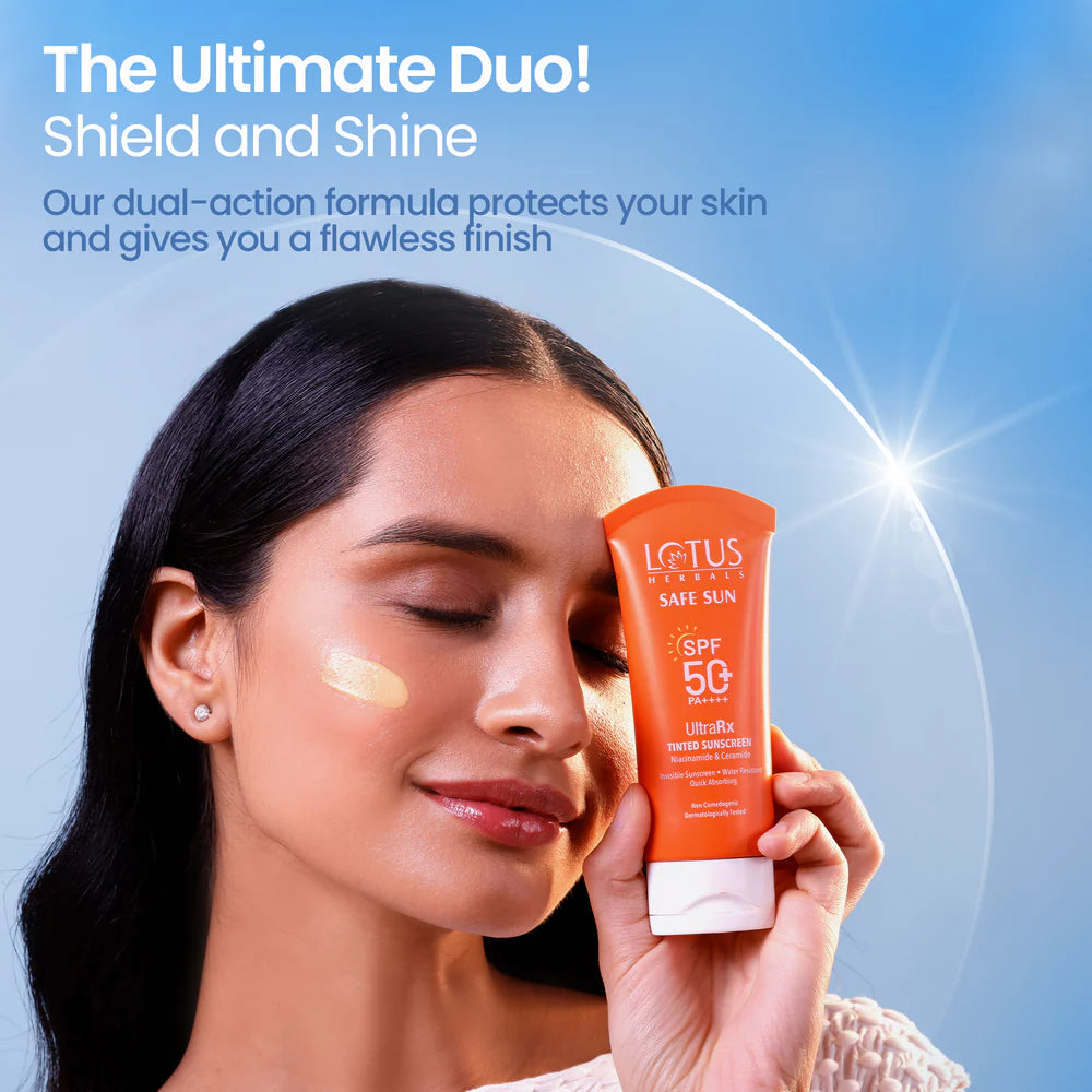 Lotus Herbals Cosmetics Safe Sun UltraRx Tinted Sunscreen SPF 50+
