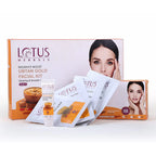 Lotus Herbals Cosmetics Radiance Boost Ubtan Gold Facial Kit