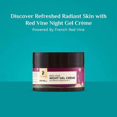 Pilgrim Cosmetics Red Vine Night Gel Crème with Retinol,Mulberry & Vit C 50gm