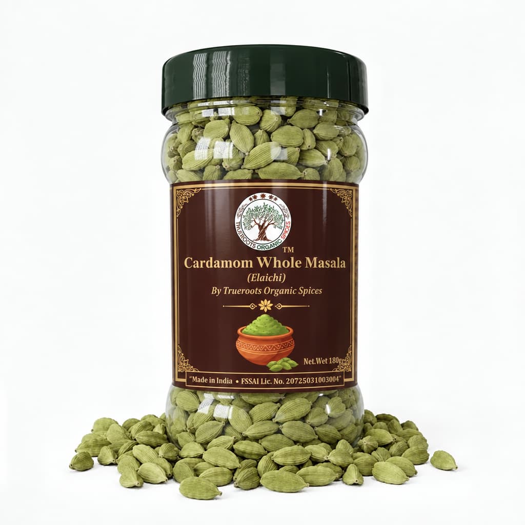 Trueroots Organic Spices Cardamom (Elaichi) Whole Masala