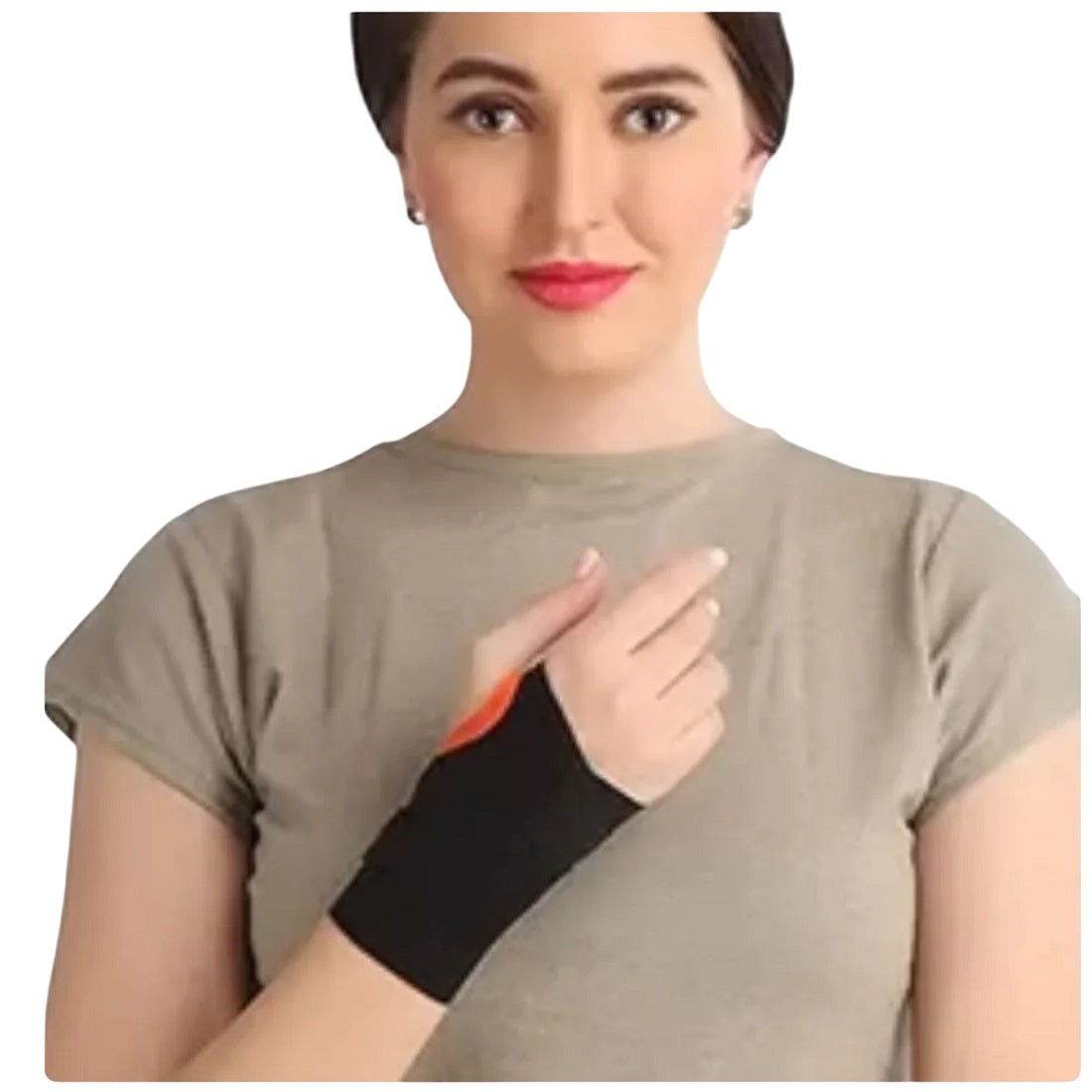 Flamingo Health Orthopaedic Wrist Brace Universal Color Black Ya Beige Code 2027