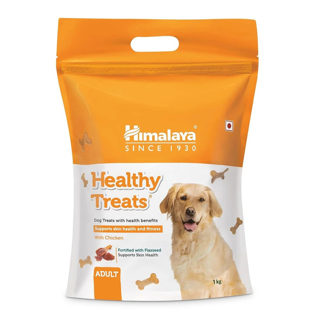 Himalaya Healthy Treats Dog Pellet 1 Kg (Adult) (Chicken Flavor)