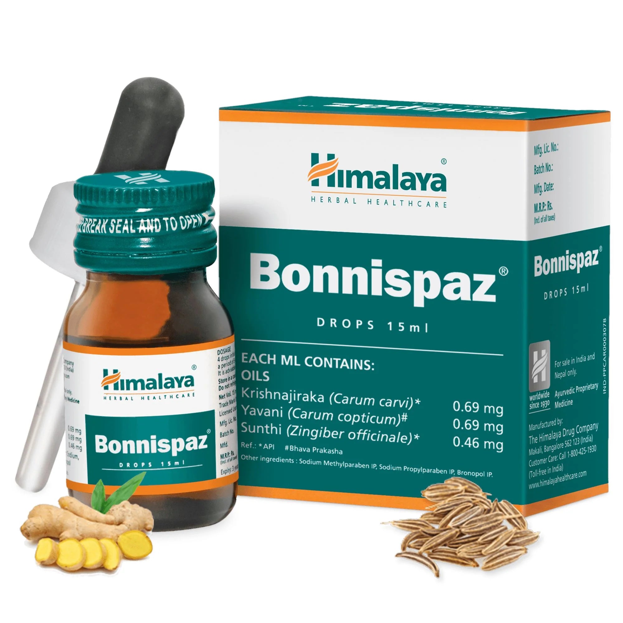 Himalaya Ayurvedic Herbal Healthcare Bonnispaz Drops 15ml