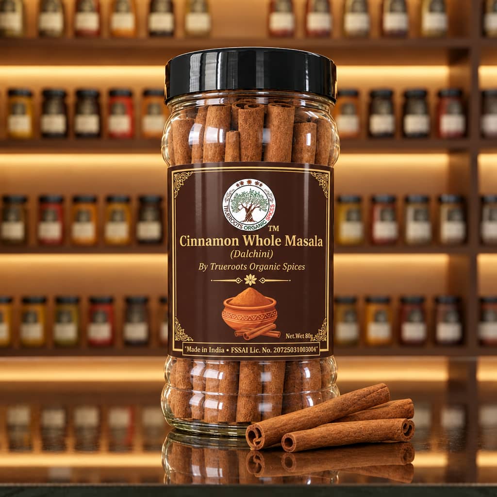 Trueroots Organic Spices Cinnamon (Dalchini) Whole Masala 80g
