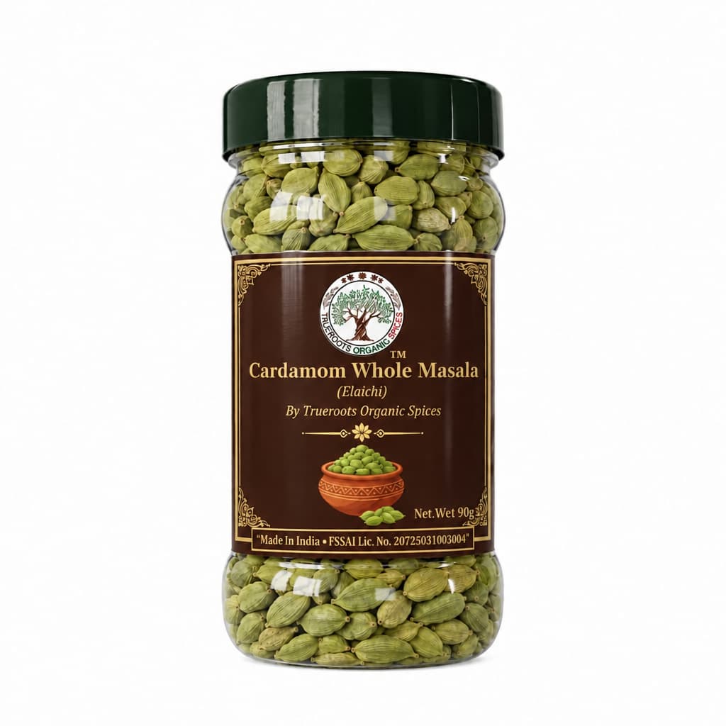 Trueroots Organic Spices Cardamom (Elaichi) Whole Masala