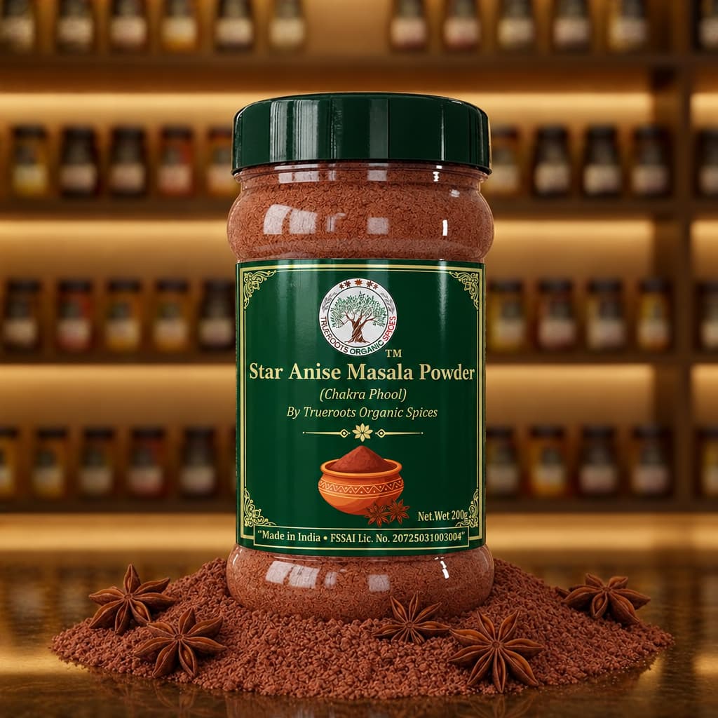 Trueroots Organic Spices Star Anise (Chakri Phool) Masala Powder