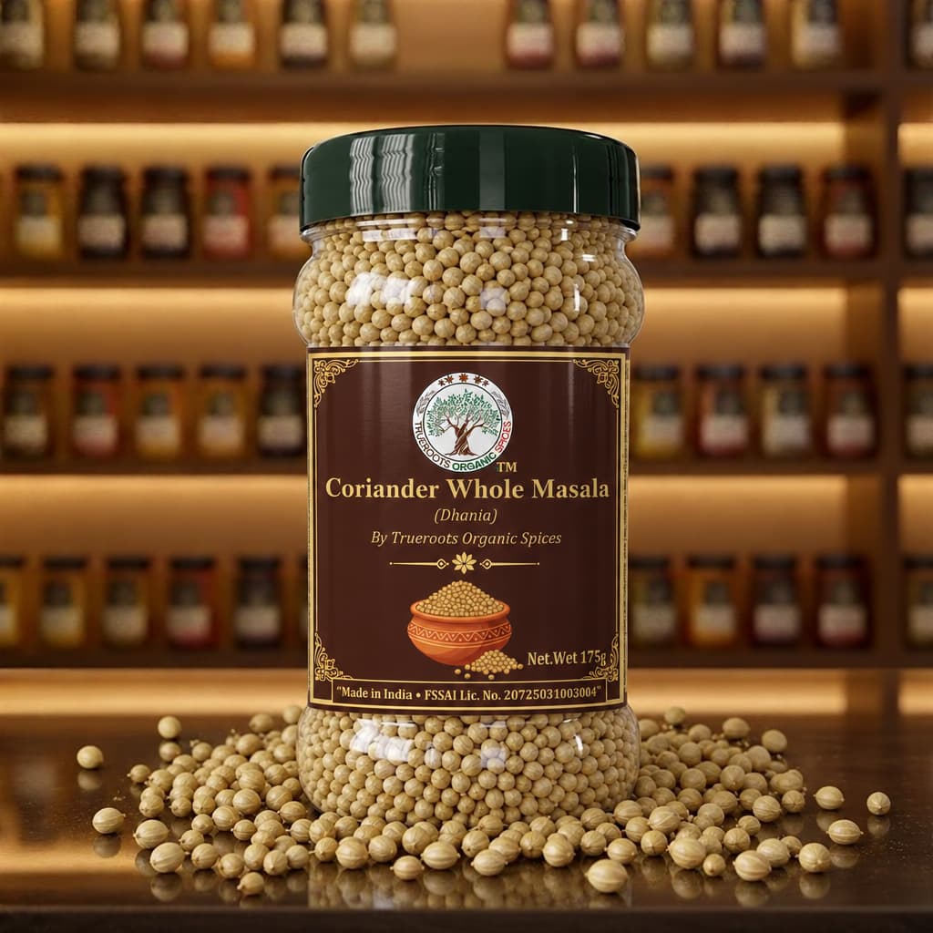 Trueroots Organic Spices Coriander (Dhaniya) Whole Masala