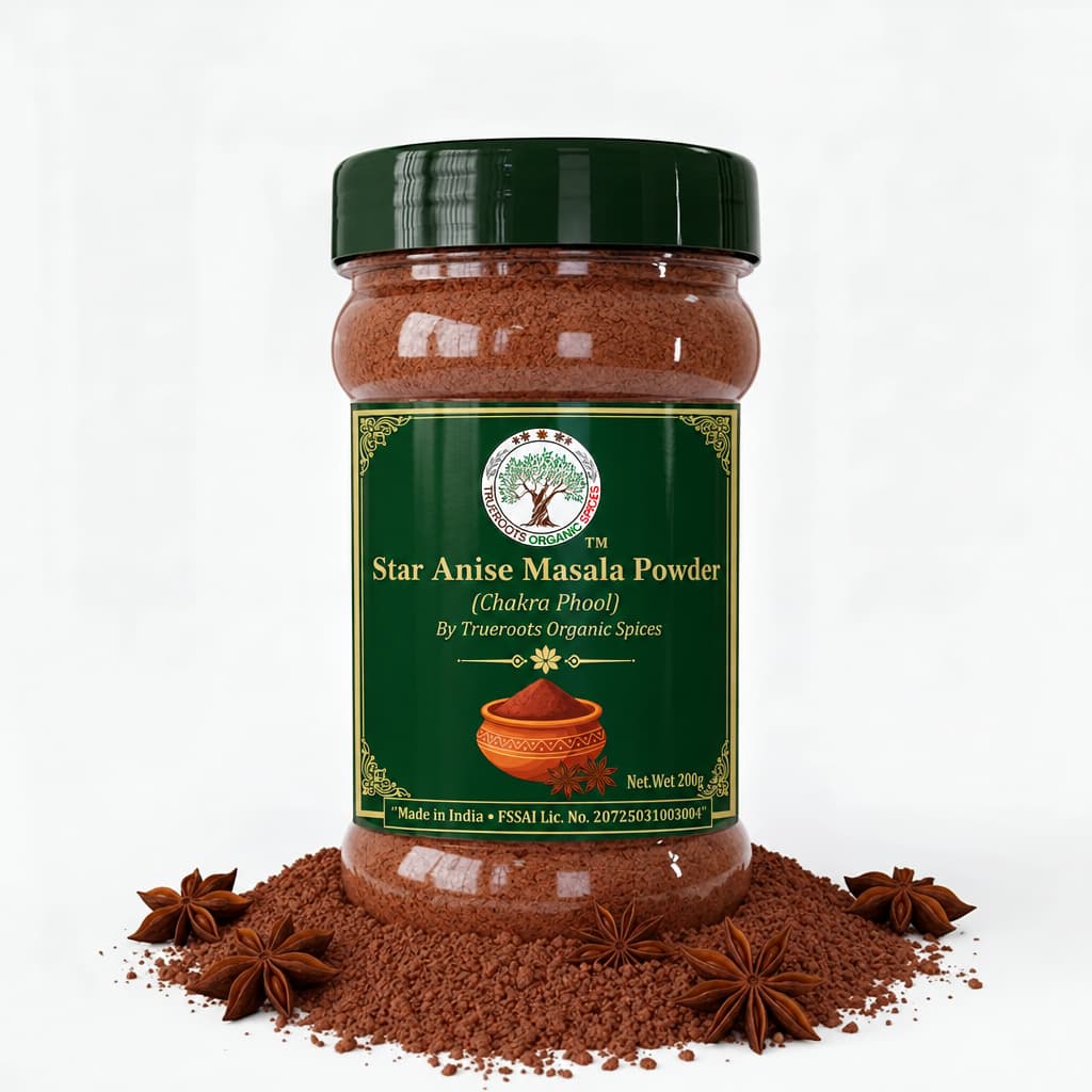 Trueroots Organic Spices Star Anise (Chakri Phool) Masala Powder